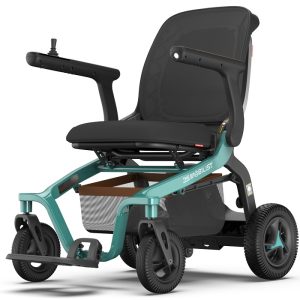 Robooter E40 green folding electric wheelchair