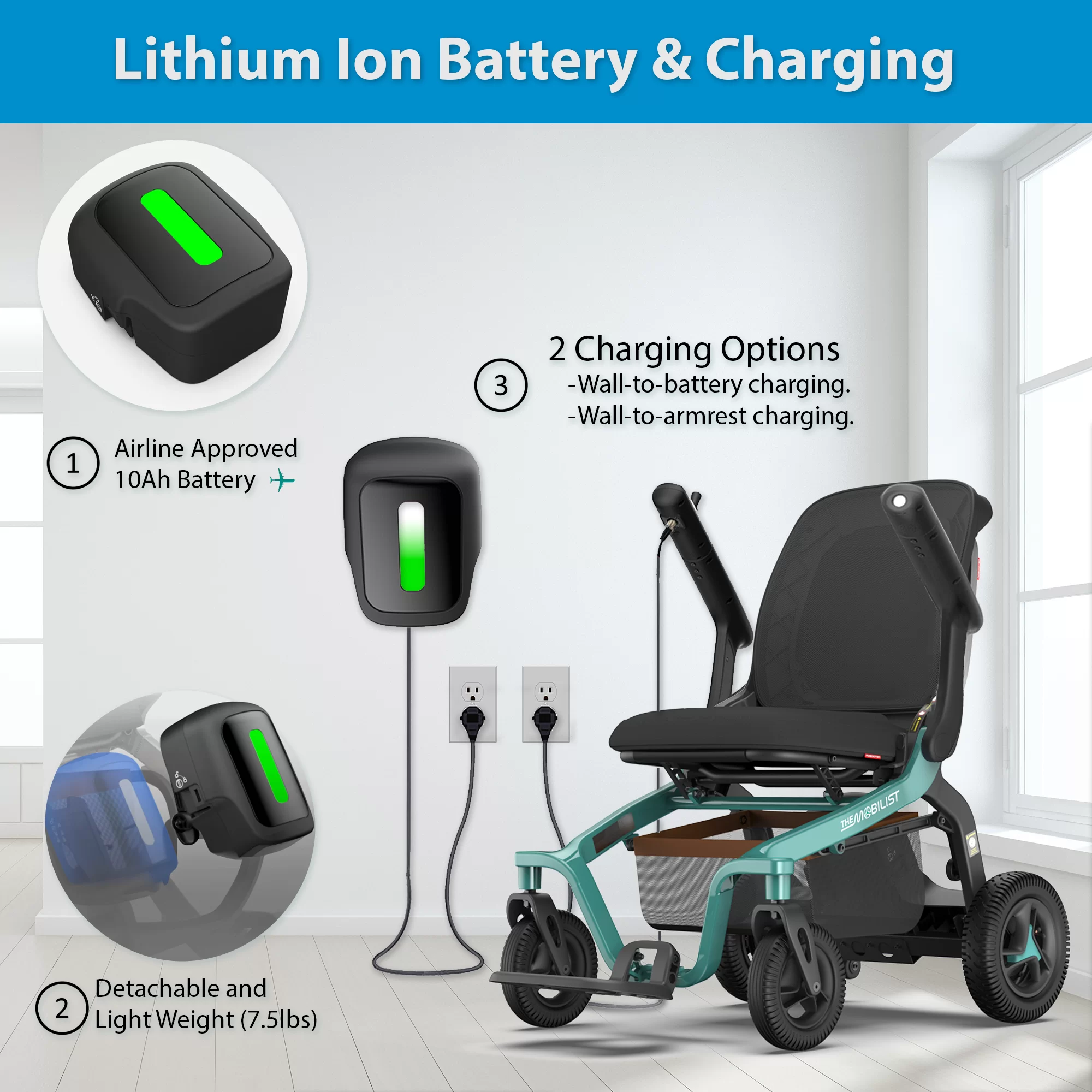 Electric Wheelchair Battery